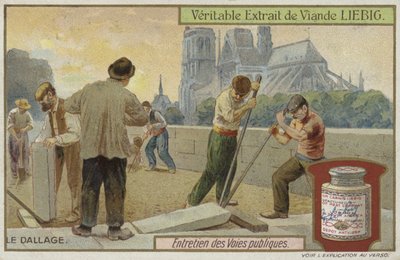 Liebig-kort med veivedlikehold av French School