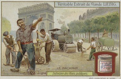 Liebig-kort med veivedlikehold av French School