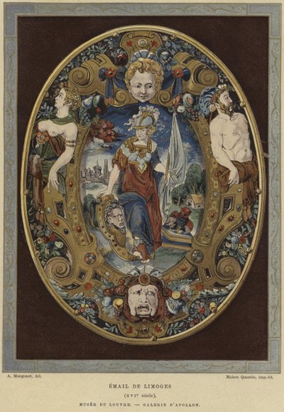Limoges emalje, 1500-tallet av French School