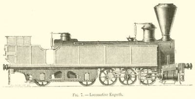 Lokomotiv Engerth (gravering) av French School
