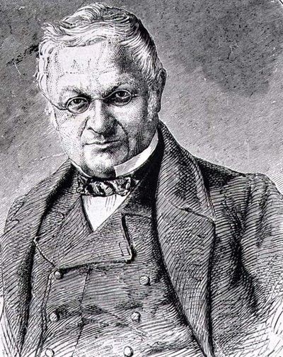 Louis-Adolphe Thiers (1797–1877) fransk statsmann, historiker og journalist (gravering) av French School