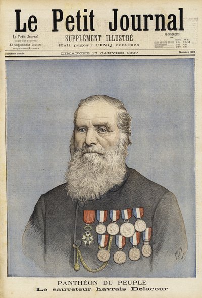 Louis-Joseph-Andre Delacour, fransk sjømann og livredder av French School