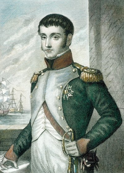 Louis Bonaparte (farget gravering) av French School