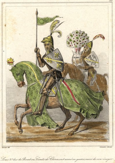 Louis II, dit le bon (1337 - 1410), duke of Bourbon (1356), count of Clermont. av French School