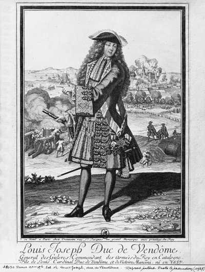 Louis Joseph de Bourbon, hertugen av Vendome, kjent som The Great Vendome av French School