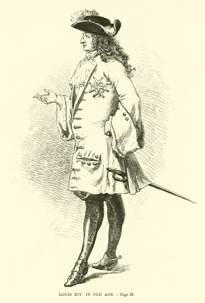 Ludvig XIV i alderdommen av French School