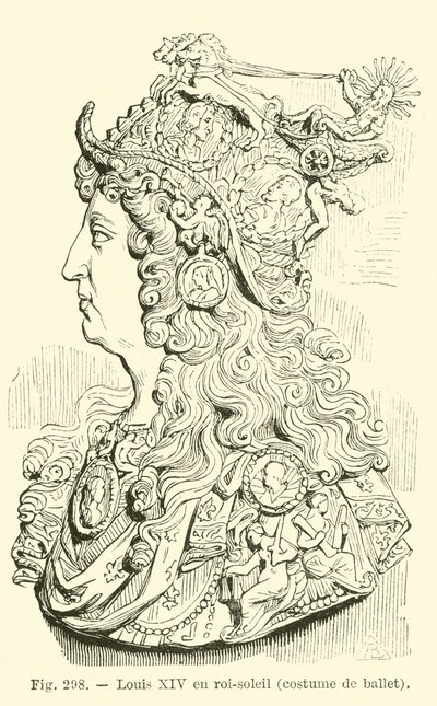 Ludvig XIV av Frankrike av French School