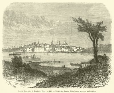 Louisville, Kentucky (gravering) av French School
