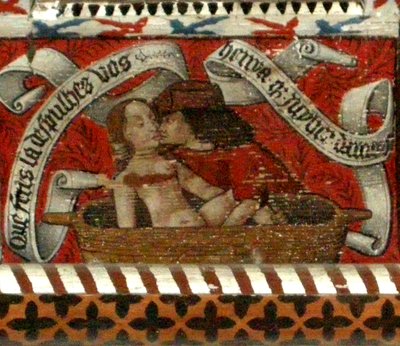 Lovers, panel av abbottens tak av French School