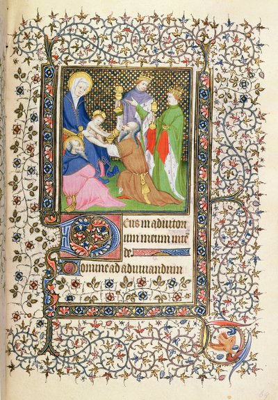 MS.McClean.80.f69r Adoration of the Magi, French Horae av French School