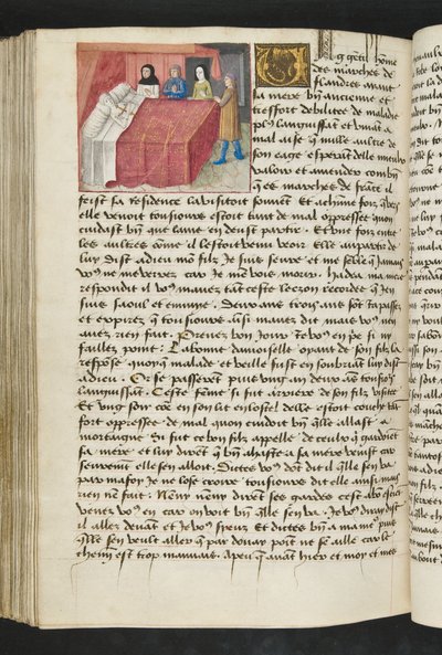 MS Hunter 252 164v Side fra Cent Nouvelles Nouvelles, ca. 1461-62 av French School