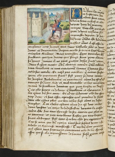 MS Hunter 252 169v Side fra Cent Nouvelles Nouvelles, ca. 1461-62 av French School