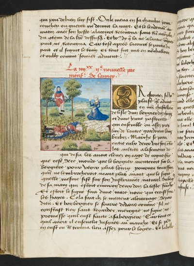 MS Hunter 252 172v Side fra Cent Nouvelles Nouvelles, ca. 1461-62 av French School