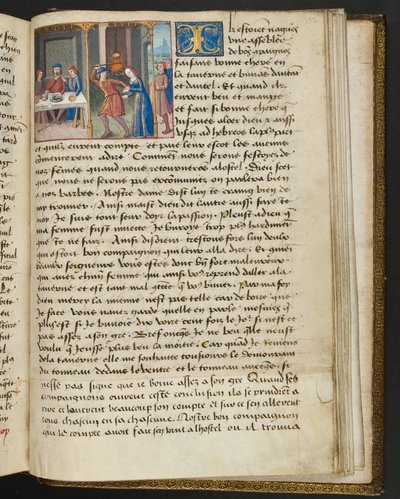 MS Hunter 252 193r-side fra Hundred New News, ca. 1461-62 av French School