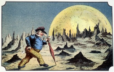 M. Baboulifiche on the moon - i "Journey in the moon" av A. fra Ville-d