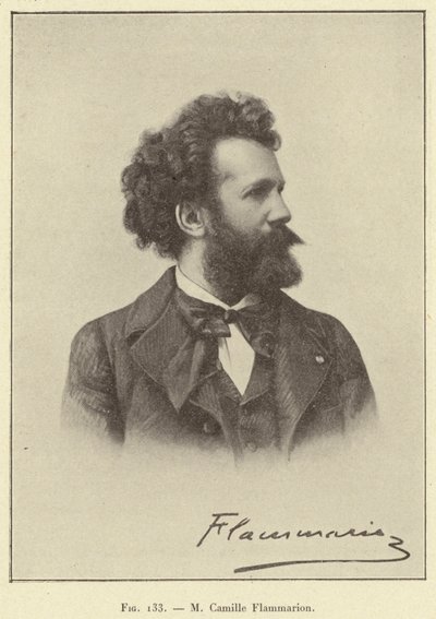 M Camille Flammarion (gravering) av French School