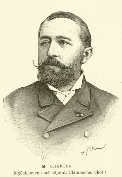 M Charton, assisterende sjefingeniør (gravering) av French School