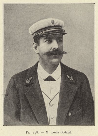 M Louis Godard (gravering) av French School