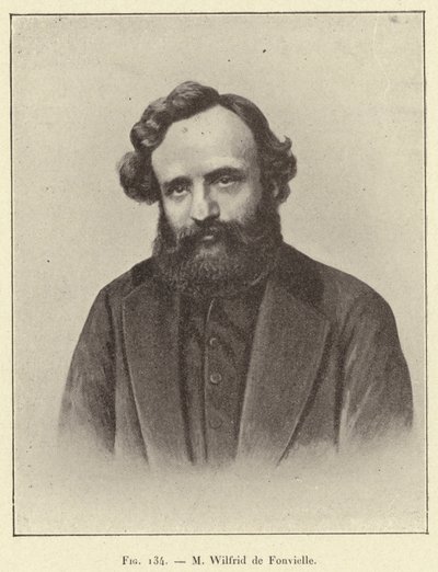 M Wilfrid de Fonvielle (gravering) av French School
