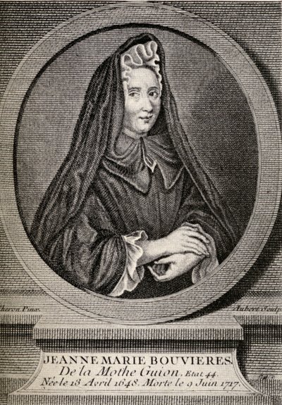 Madame Guyon (1648-1717) illustrasjon fra 'Little Journeys to the Homes of Famous Women', publisert 1897 av French School