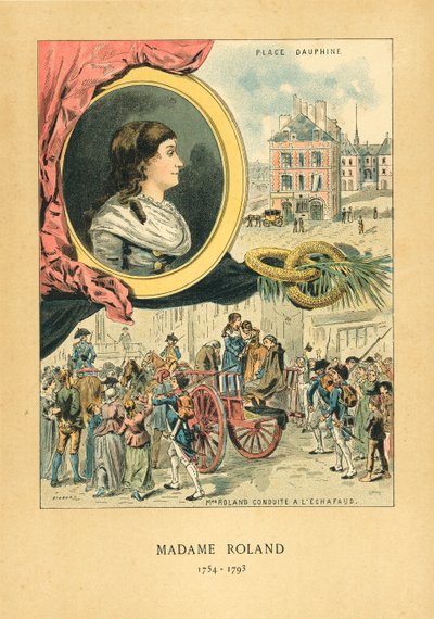 Madame Roland av French School