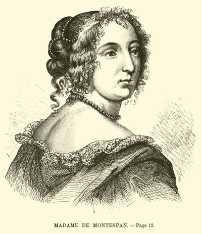 Madame de Montespan von French School