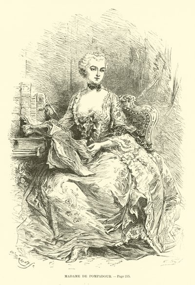 Madame de Pompadour av French School