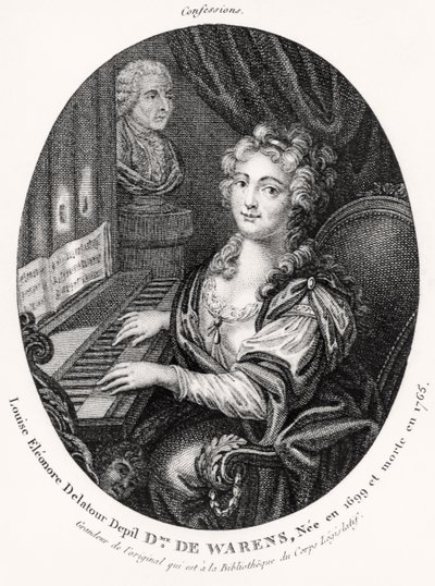 Madame de Warens, ca. 1789 (gravering) av French School