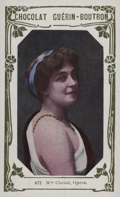 Mademoiselle Chenal, Opera (farget bilde) av French School