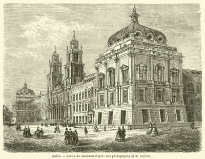 Mafra (gravering) av French School