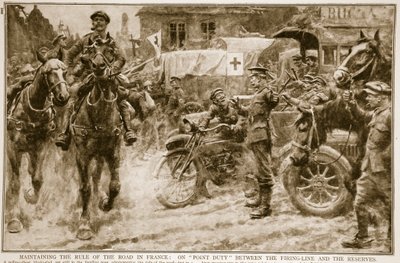 Opprettholde veistyre i Frankrike: på punkttjeneste mellom skuddlinjen og reservatene, 1914-19 av French School