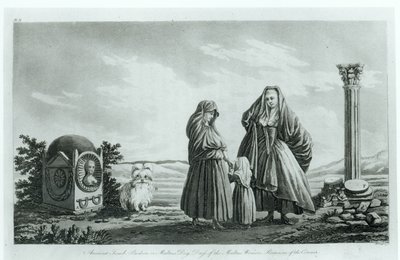 Maltesiske kvinner, fra antikkens og moderne Malta av Pierre Marie Louis de Boisgelin de Kerdu, utgitt 1805 av French School