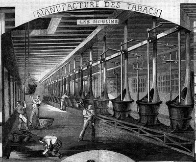 Tobakksfabrikk, Paris av French School