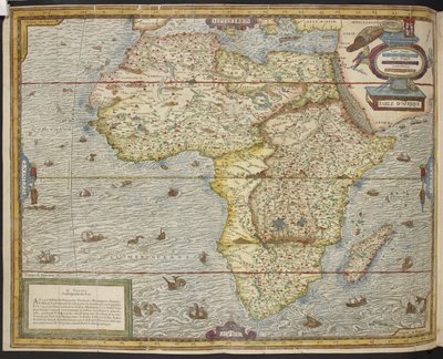 Kart over Afrika, Table d