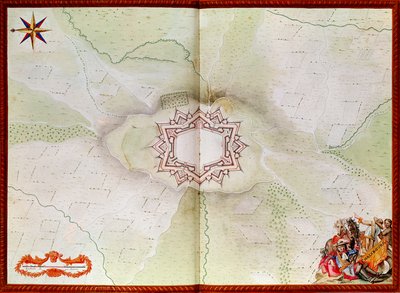Kart over Phalsbourg, fra Atlas de Louis XIV av French School