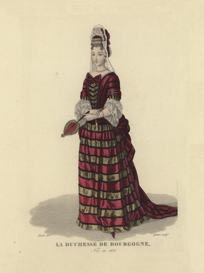Marie-Adelaide av Savoy, hertuginne av Burgund av French School