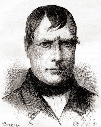 Marie Jean Pierre Flourens, fra 'Les Merveilles de la Science', utgitt ca. 1870 (litho) av French School