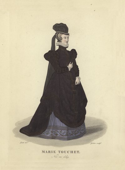 Marie Touchet, elskerinne til kong Charles IX av Frankrike av French School