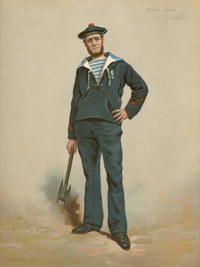 Marine, Equipage av French School