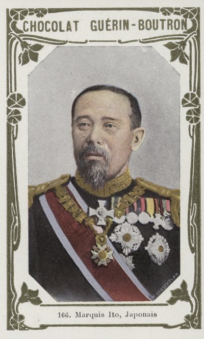 Marquis Ito, japansk (farget bilde) av French School