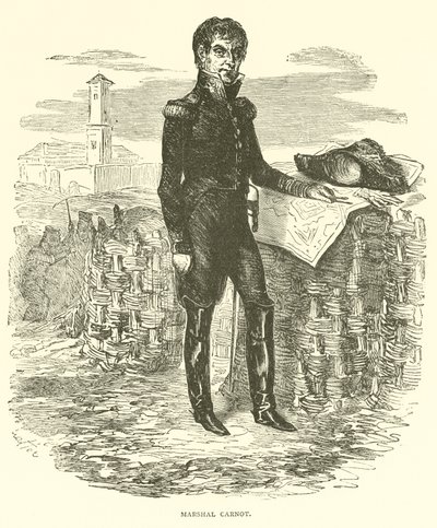 Marshal Carnot (gravering) av French School