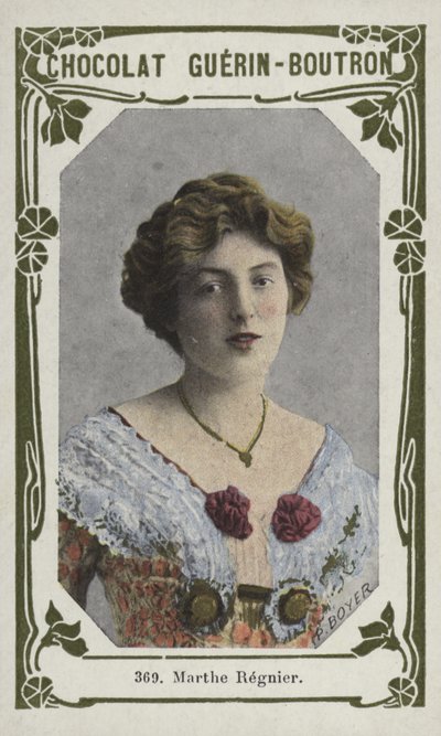 Marthe Regnier (farget bilde) av French School
