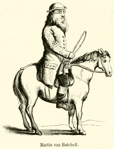 Martin van Butchell (gravering) av French School