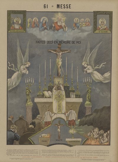 Masse (farge litho) av French School