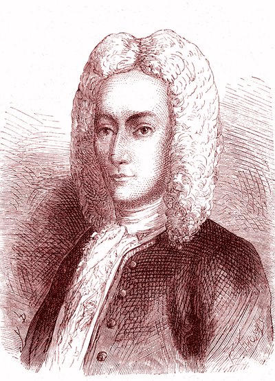 Mathieu DUTILH, fransk fysiker gjorde i 1715 (elektrisitt, lynavleder). av French School