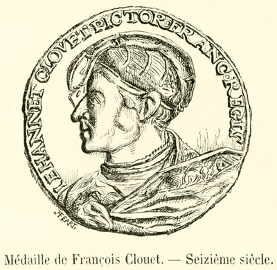 Medaille von Francois Clouet, sechzehntes Jahrhundert von French School