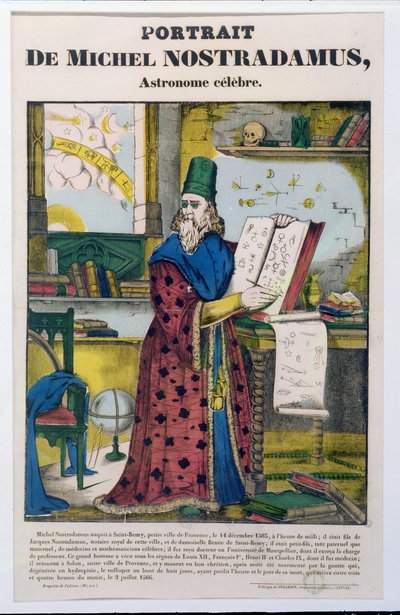 Michel Nostradame (Nostradamus) (1502-66) ca. 1840 av French School