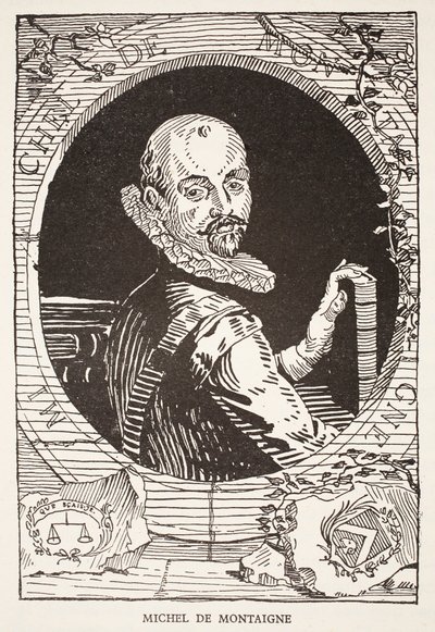Michel de Montaigne av French School
