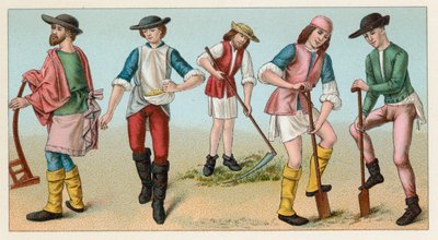 Middelalderdrakt av French School