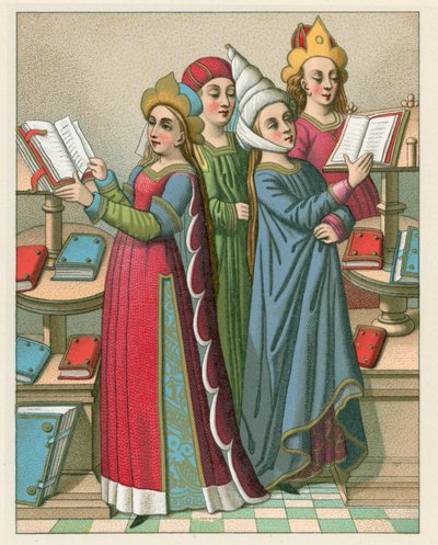 Middelalderdrakt av French School